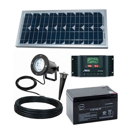 batterie pour éclairage solaire extérieur.